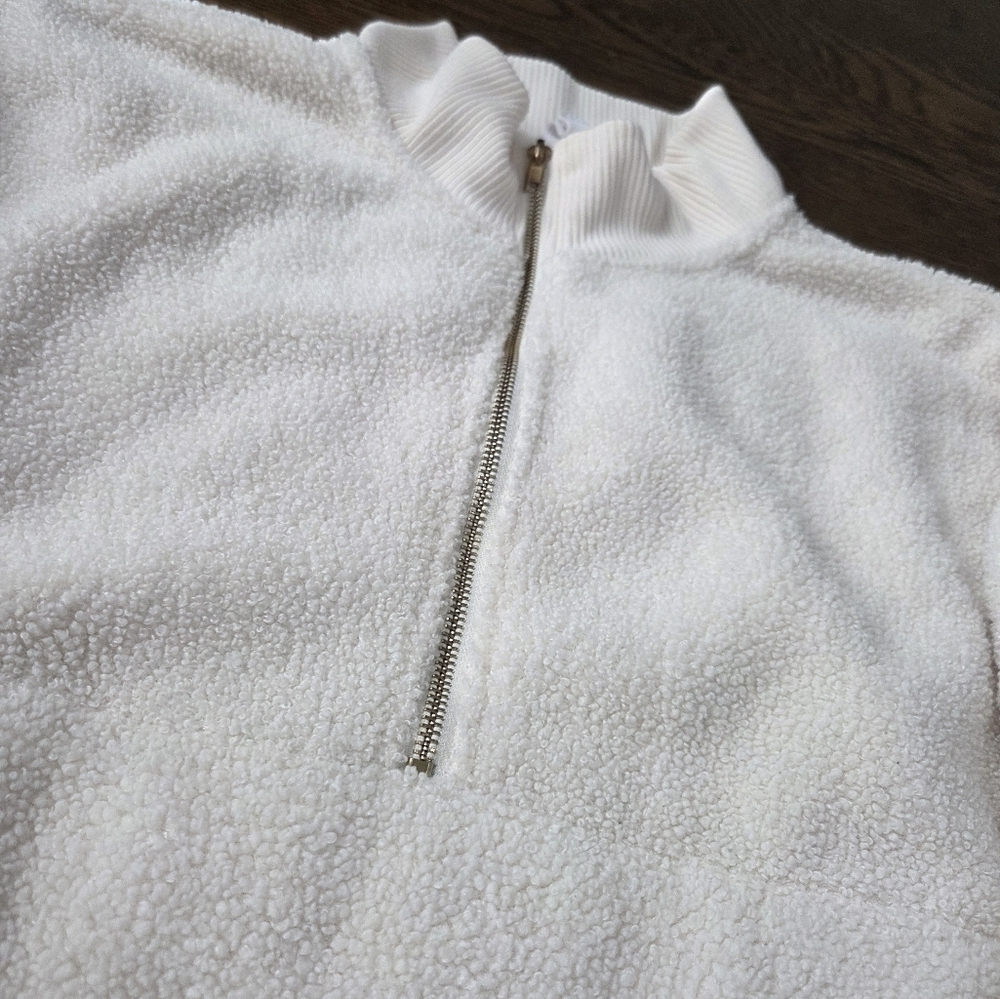 Athletic Collection By 26 International Quarter-Zip Fleece Pullover Sz.L - Picture 2 of 10